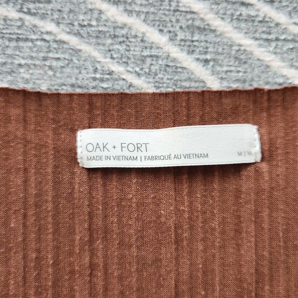 OAK + FORT Ribbed Top - Picture 2 of 3
